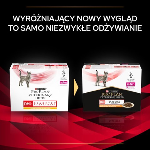 PURINA Pro Plan Veterinary Diets DM Diabetes Management Cat Kurczak 85g Purina Veterinary Diets