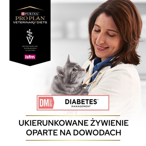 PURINA Pro Plan Veterinary Diets DM Diabetes Management Cat Kurczak 85g Purina Veterinary Diets