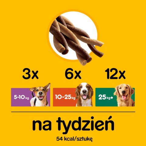 Pedigree Rodeo Przysmak Dla Psów Powyżej 4 Miesiąca Życia Z Wołowiną 122g Pedigree