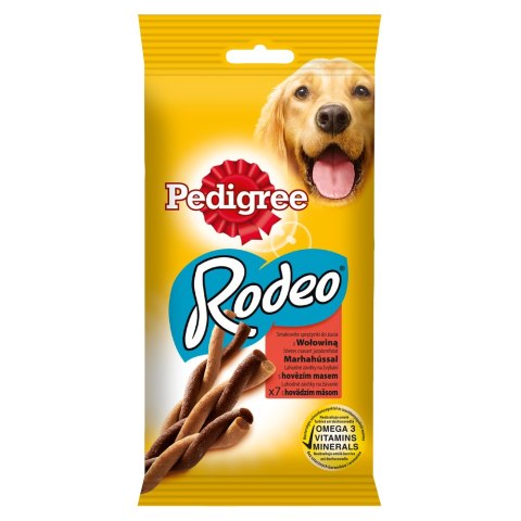 Pedigree Rodeo Przysmak Dla Psów Powyżej 4 Miesiąca Życia Z Wołowiną 122g Pedigree