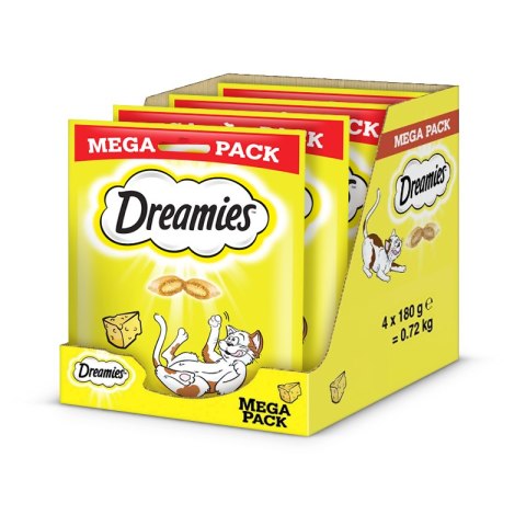 DREAMIES Przysmak Dla Kota Z Serem 4x180g Dreamies