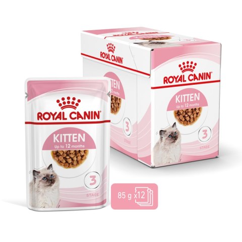 ROYAL CANIN Kitten Instinctive W Sosie 12x85g Royal Canin