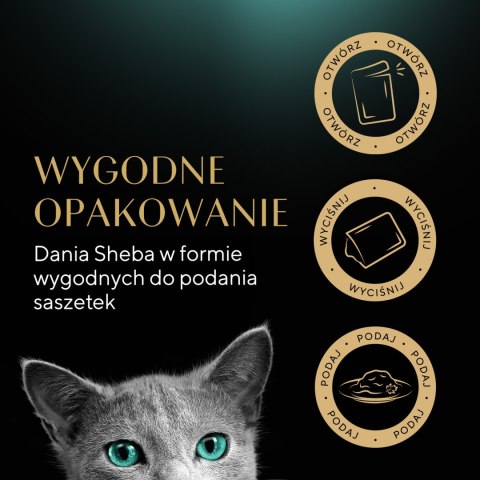 Sheba Saszetka Delicacy In Jelly Smaki Drobiowe 4x85g Sheba