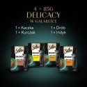 Sheba Saszetka Delicacy In Jelly Smaki Drobiowe 4x85g Sheba