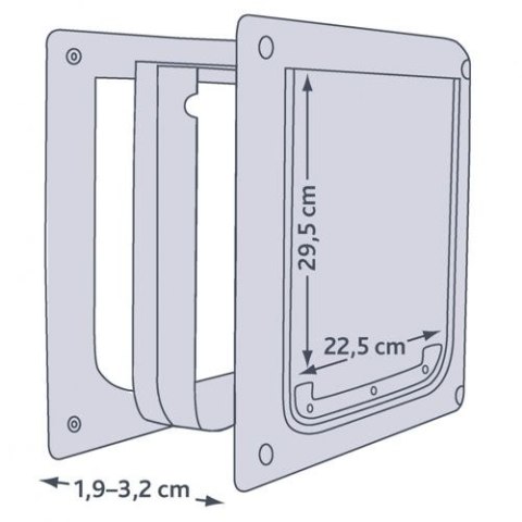 Trixie Drzwi Wahadłowe Dla Psa S-M Trixie