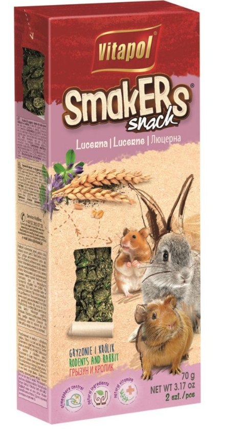 Vitapol Smakers Z Lucerną Dla Gryzoni 2szt Vitapol