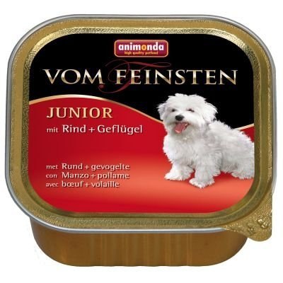Animonda Dog Vom Feinsten Junior Wołowina Z Drobiem 150g Animonda