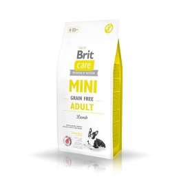 Brit Care Mini Grain Free Adult Z Jagnięciną 7kg Brit