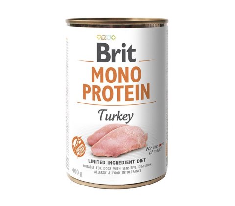 Brit Mono Protein Z Indykiem 400g Brit