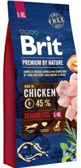 Brit Premium By Nature Senior L+XL Z Kurczakiem 15kg Brit