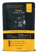 Fitmin Cat For Life Adult Chicken 85g Fitmin