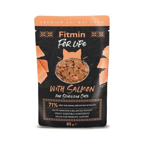 Fitmin Cat For Life Sterilized Salmon 85g Fitmin