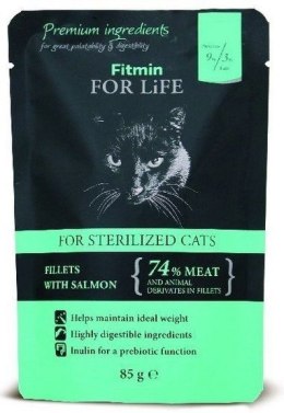 Fitmin Cat For Life Sterilized Salmon 85g Fitmin