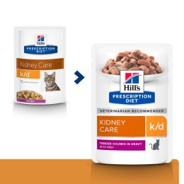 Hill's PD Prescription Diet Feline k/d Kidney Care Wołowina 85g Hills