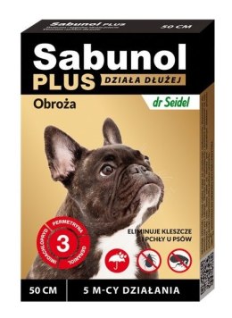 Laboratorium DermaPharm Sabunol Plus Obroża Przeciw Pchłom I Kleszczom Dla Psa 50cm Laboratorium DermaPharm