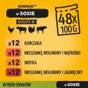 Pedigree Mokra Karma Dla Dorosłych Psów W Sosie Z Kurczakiem, Z Wołowiną, Z Indykiem, Z Jagnięciną 12x100g Pedigree