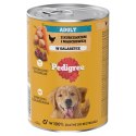 Pedigree Mokra Karma Dla Dorosłych Psów Z Kurczakiem I Warzywami W Galaretce 400g Pedigree