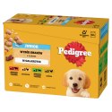 Pedigree Mokra Karma Dla Szczeniąt Mix Smaków Kurczak Z Ryżem, Jagnięcina Z Ryżem, Drób Z Ryżem I Wołowina Z Ryżem W Galaretce 1 Pedigree