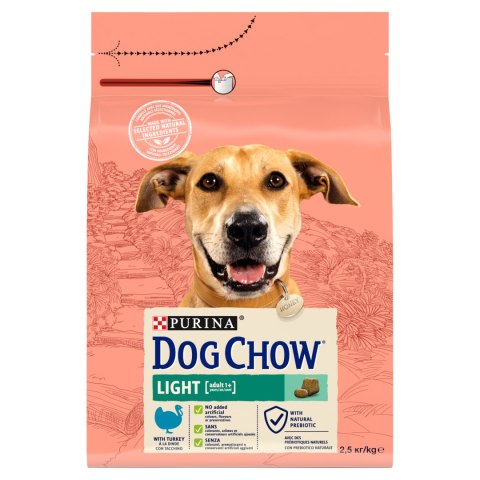 Purina Dog Chow Light Adult Z Indykiem 2,5kg Purina Dog Chow