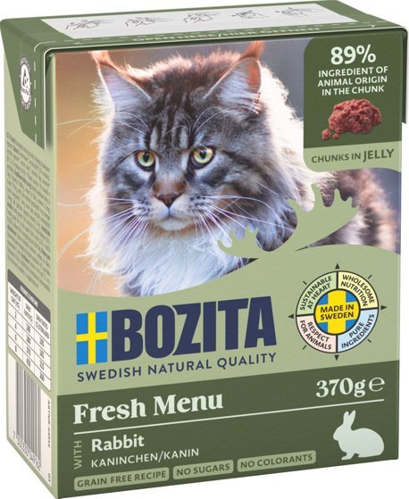 BOZITA Cat Królik W Galaretce 370g Bozita