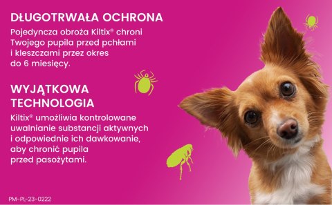 Bayer Kiltix Obroża Na Kleszcze I Pchły Dla Psa 38cm Bayer