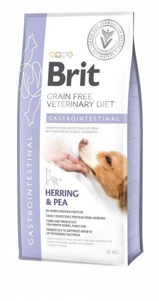 Brit Grain Free Veterinary Diet Dog Gastrointestinal Śledź Z Groszkiem 12kg Brit veterinary