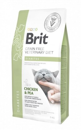 Brit Grain Free Veterinary Diets Cat Diabetes Kurczak Z Groszkiem 2kg Brit veterinary
