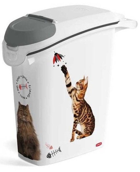 Curver PetLife Pojemnik Do Przechowywania Karmy W Koty 10l Curver