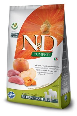Farmina N&D Pumpkin Grain Free Canine Adult Medium&Maxi Boar&Apple 12kg Farmina