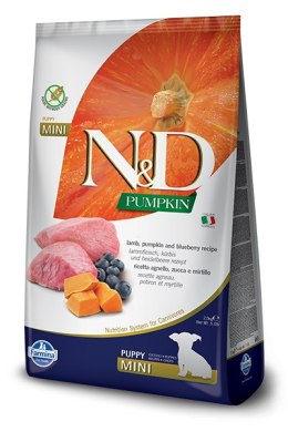 Farmina N&D Pumpkin Grain Free Canine Puppy Mini Lamb&Blueberry 2,5kg Farmina