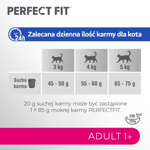 PERFECT FIT Adult 1+ Z Łososiem 750g Perfect Fit