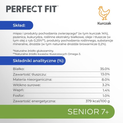 PERFECT FIT Senior 7+ Z Kurczakiem 750g Perfect Fit