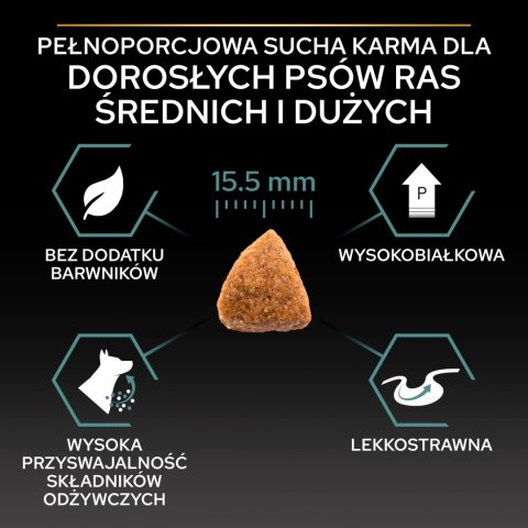 Purina Pro Plan Adult Medium&Large Digestion OptiDigest 12kg Purina Pro Plan