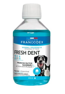 Zolux Francodex Fresh Dent Płyn Do Higieny Jamy Ustnej Dla Psów I Kotów 250ml Francodex
