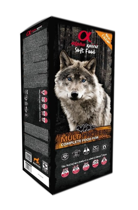 Alpha Spirit Multiprotein Dog Food 9kg Alpha Spirit