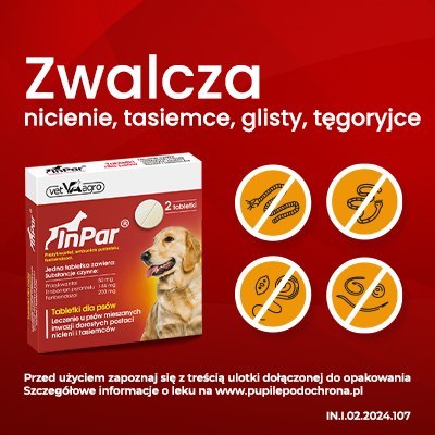 Vet-Agro InPar Tabletki Odrobaczające Dla Psa 2szt Vet-Agro