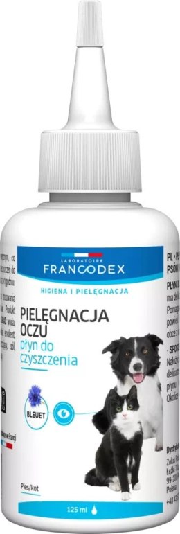 Zolux Francodex Płyn Do Przemywania Oczu Psów I Kotów 125ml Francodex