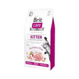 Brit Care Cat Grain-Free Kitten Healthy Growth & Development Z Kurczakiem I Indykiem 2kg Brit