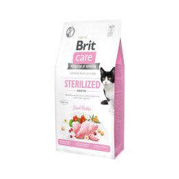 Brit Care Cat Grain-Free Sterilized Sensitive Z Królikiem 400g Brit