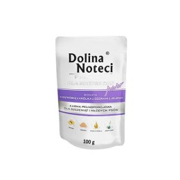 Dolina Noteci Premium Dla Psów Małych Ras Junior Bogata W Wątróbkę Z Królika I Ozory Z Jelenia Saszetka 100g Dolina Noteci