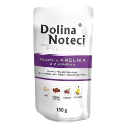 Dolina Noteci Premium Królik Z Żurawiną 150g Dolina Noteci