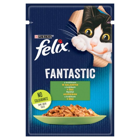 Felix Fantastic Królik W Galaretce 85g Felix