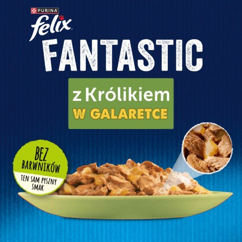 Felix Fantastic Królik W Galaretce 85g Felix