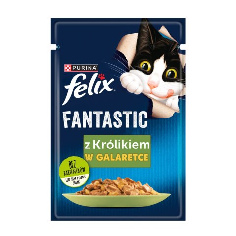 Felix Fantastic Królik W Galaretce 85g Felix