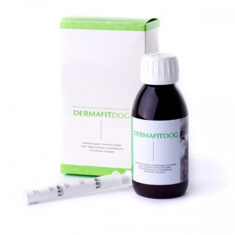 Wsparcie w wypadaniu włosów, alergii,dermatozie Geulincx Dermafit Dog 125ml Geulincx