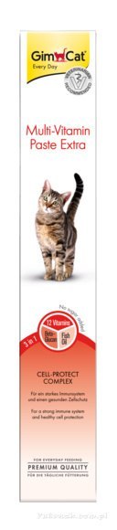 Wsparcie odporności Gimborn Gim Cat Pasta Multi-Vitamin Extra 50g Gimborn