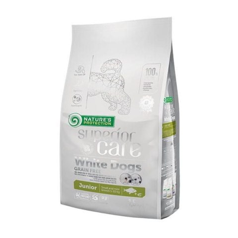 Nature's Protection Superior Care White Dogs Grain Free White Fish Junior Small Breeds 1,5kg Nature's Protection