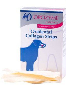 Orozyme Oradental Collagen Strips Kolagenowe Płatki Czyszczące Dla Psa L 141g Animalcare