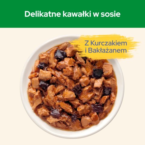 Purina Cat Chow Sterilised Karma Z Kurczakiem I Bakłażanem W Sosie 85g Purina Cat Chow