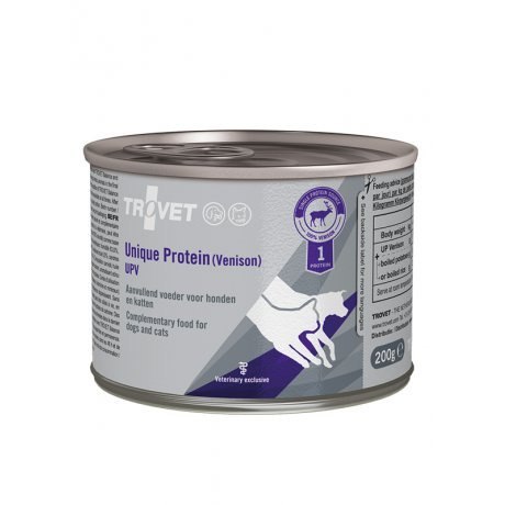 TROVET UPV Unique Protein Dziczyzna 200g Trovet